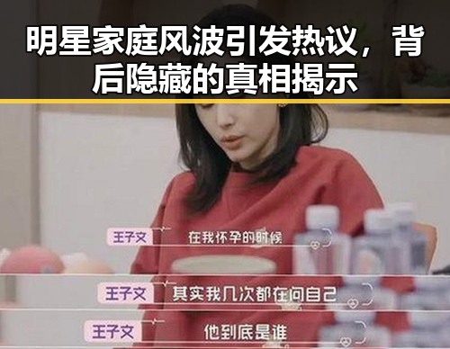 明星家庭风波引发热议，背后隐藏的真相揭示