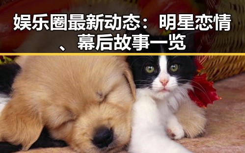 娱乐圈最新动态：明星恋情、幕后故事一览